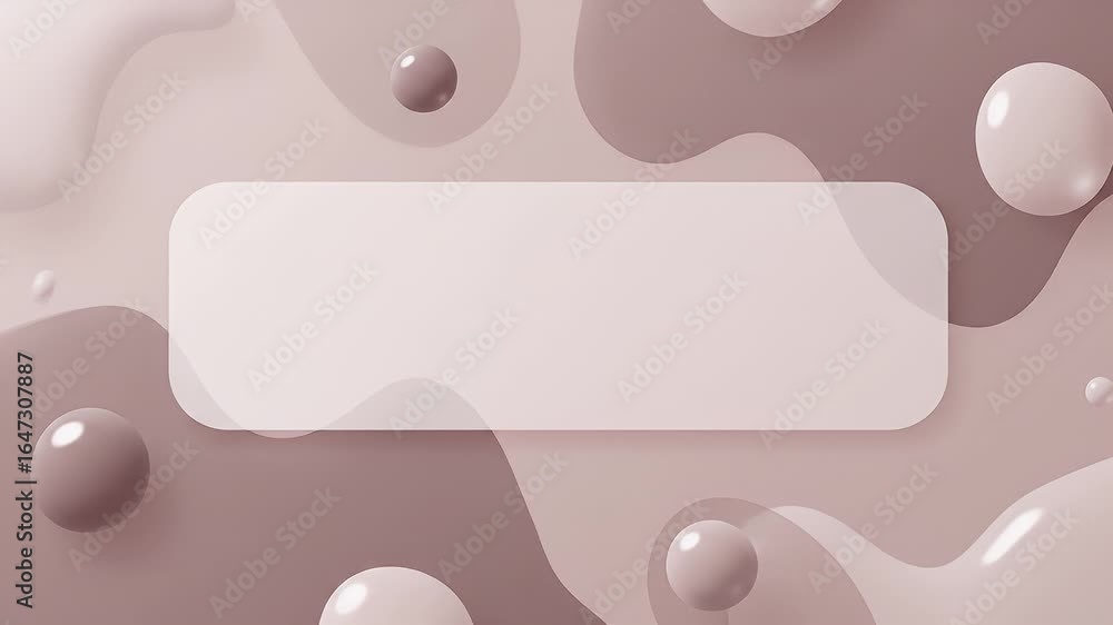 Poster abstract bubble pattern background with text space