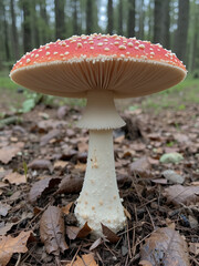 Fototapeta premium Amanita porphyria / Amanite porphyre