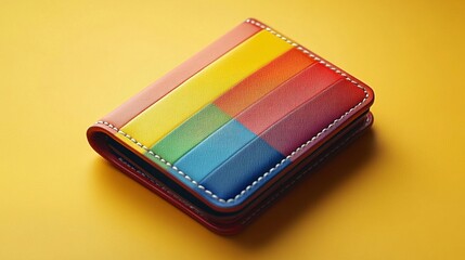 Rainbow Leather Wallet