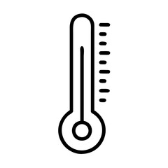 A thermometer, measuring rising temperature.
