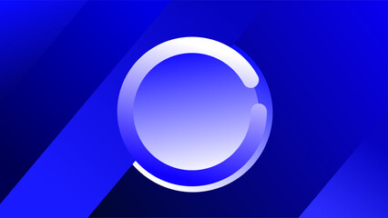 Gleaming rotating bluish white stylish circle background
