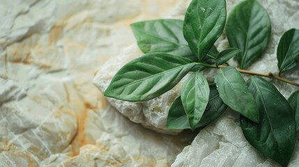 green leaves background