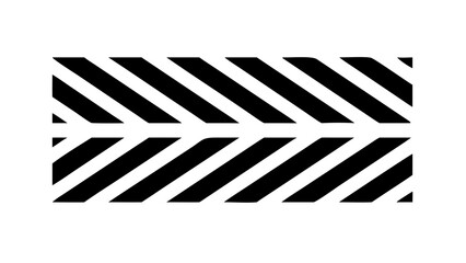 Black and white diagonal stripes, creating a repeating pattern.
