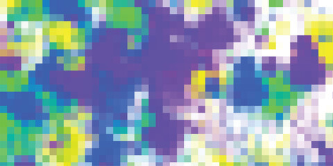 Abstract mosaic background in various colors a pixelated artistic representation for creative projects and designs