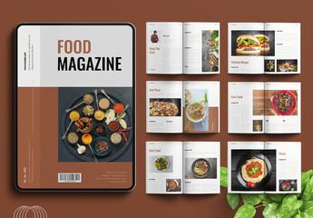 Food Magazine Template
