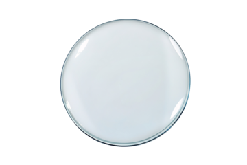 Petri dish on white background for scientific research microbiology laboratory experiment image