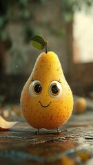 Cute Cartoon Pear