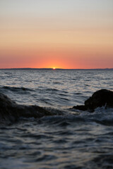 Obraz premium sunset over the sea