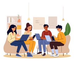 Diverse Team Brainstorming Ideas