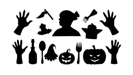 Diverse Group of People Silhouettes collection