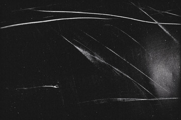  grunge overlay effect with scratch and dust on black background,retro noisy grain dust texture for...