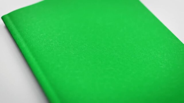 mockup green book magazine