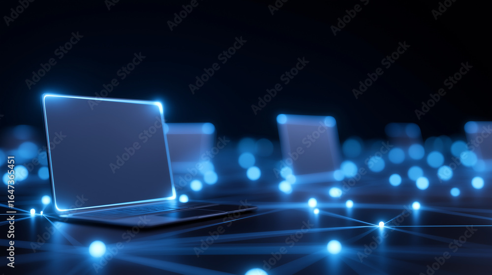 Poster dynamic peer-to-peer network visualization with connected devices