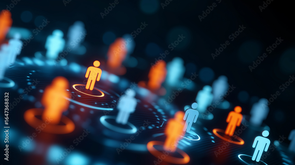 Poster customer segmentation using holographic interfaces in marketing
