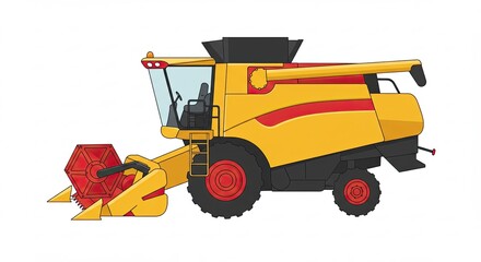 Naklejka premium dump truck isolated on white