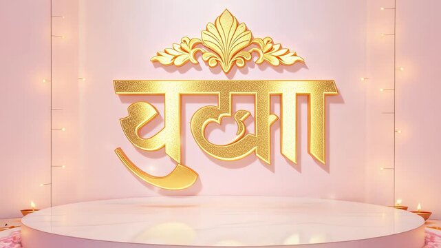 traditional indian wedding ceremony stage