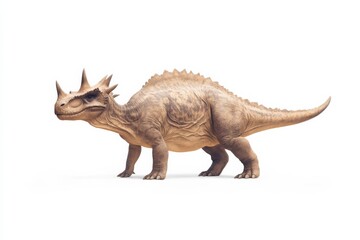 Realistic depiction of a styracosaurus dinosaur