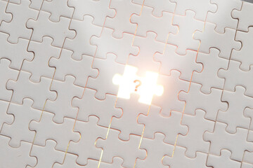 Problem-solving , finding solution concept , jigsaw puzzle