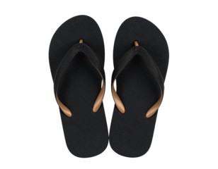 Flip-flop sandals, isolated on white background, realistic, casual, summer footwear, comfortable, lightweight, flexible, durable, stylish, unisex, beachwear, vacation, outdoor, leisure, rubber, easy-t