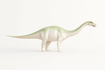 Obraz premium Detailed edmontosaurus dinosaur on white background for educational and design use