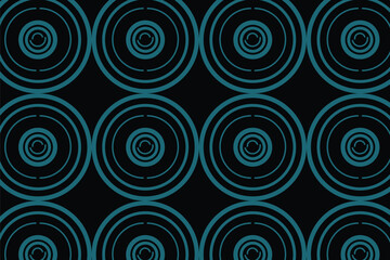 Techno Grid Quantum Circular  Path Seamless Futuristic Pattern