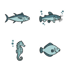 Obraz premium Sea Creatures