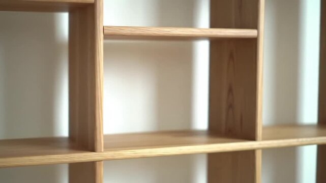 empty wooden rack