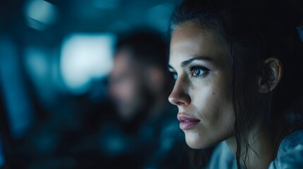 Smart factory utilizing advanced 5G control systems and high  industrial lighting