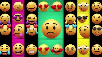 Animated emoji faces