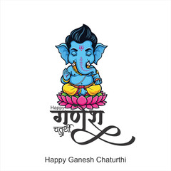 Ganesh Chaturthi  A Joyous Lotus-Bloomed Tribute to the Blue-Skinned Vighnaharta, Seated in Divine Serenity with Adorned Grace, Where Childlike Wonder Meets Sacred Splendor Amidst Pink Petals, Golden