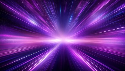 purple abstract background with rays of light and starry sky effect vibrant radiant design for cosmic futuristic themes digital designs and wallpaper