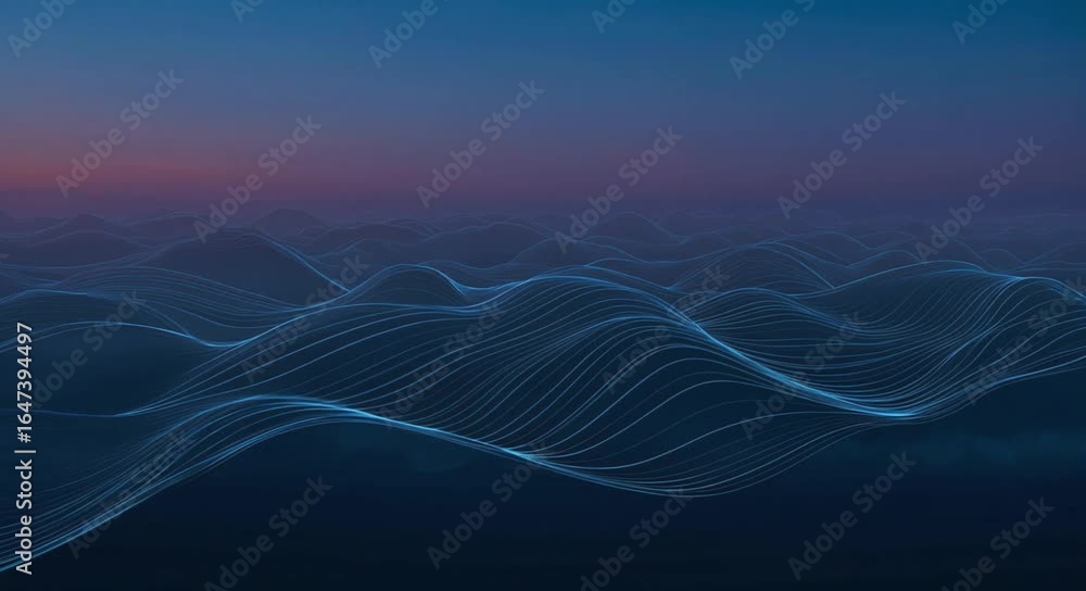 Poster Abstract Colorful Liquid Swirl Background Loop