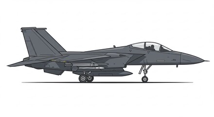military jet fighter