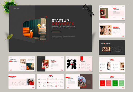 Business Pitch Deck Presentation