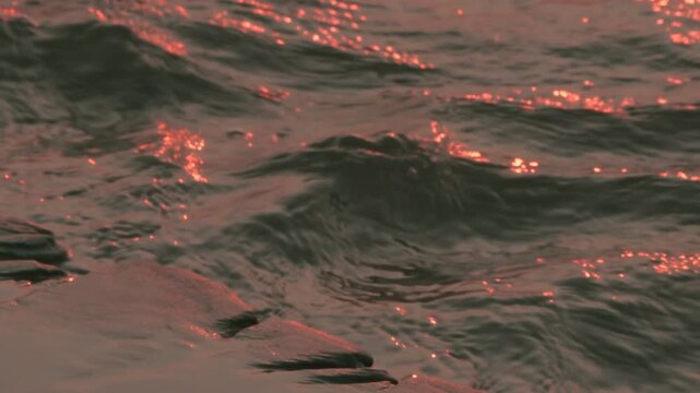 Sunrise falling tide standing waves, Captain Sams Inlet Seabrook Island, SC