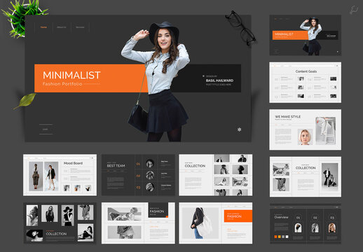 Minimalist Fashion Portfolio Presentation