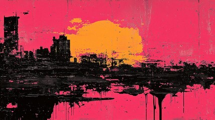 A digital canvas pulsates with an abstract symphony of interlaced glitches and distorted patterns, a testament to the future's embrace of technological evolution 