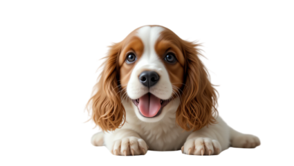 Adorable playful puppy with bright eyes fluffy fur joyful expression and friendly demeanor perfect for pet lovers dog enthusiasts and commercial use