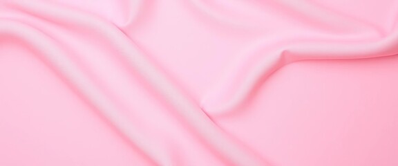Fototapeta premium Soft pink fabric with a subtle square pattern on a matching pink background, craft, background