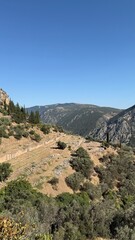 Ancient Ruins on a Greek Mountainside