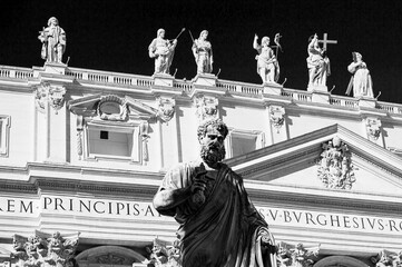 Saint Peter statue at the Vatican
