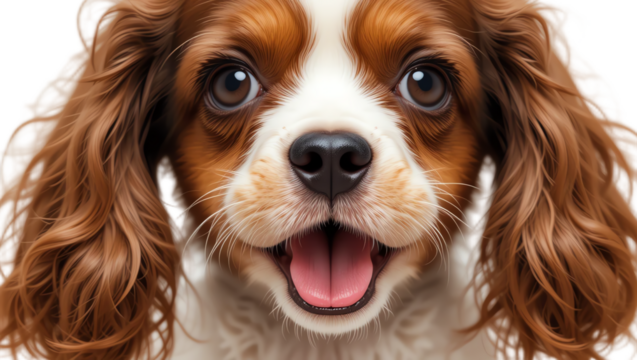 Close-up of an adorable puppy with expressive eyes joyful face and soft fur showcasing playful personality and healthy appearance for pet lovers and professionals