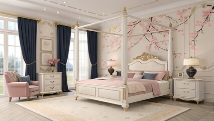 Elegant Blush Bedroom