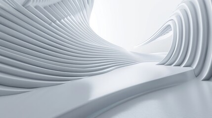 abstract white curve minimalist background