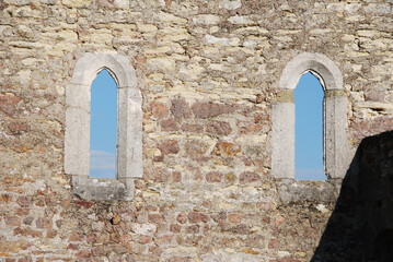 Fototapeta premium Burgfenster Donaustauf