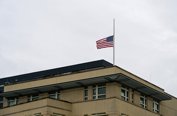Facade of Embassy of the United States in Berlin