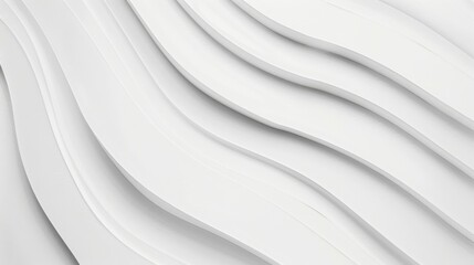 Obraz premium abstract white curve minimalist background