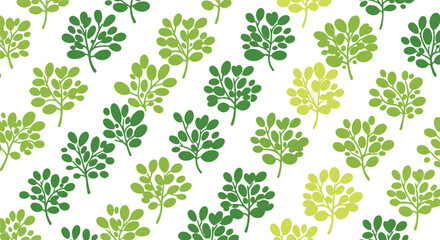 Green leaf pattern nature spring organic design