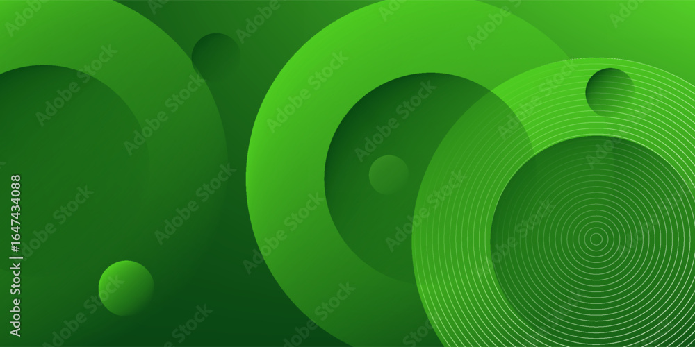 Poster abstract green sporty background template vector with shiny lines and lights. green background with 