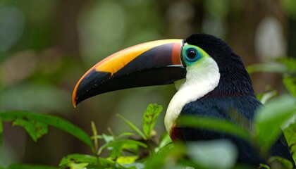 Fototapeta premium yellow billed toucan